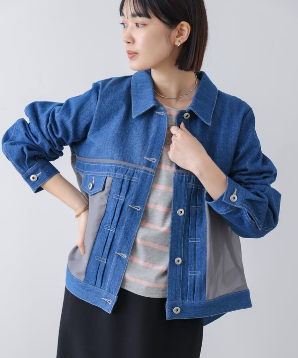 シアードッキングデニムブルゾン［3/13発送予定］