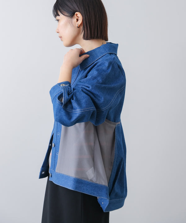 シアードッキングデニムブルゾン［3/13発送予定］