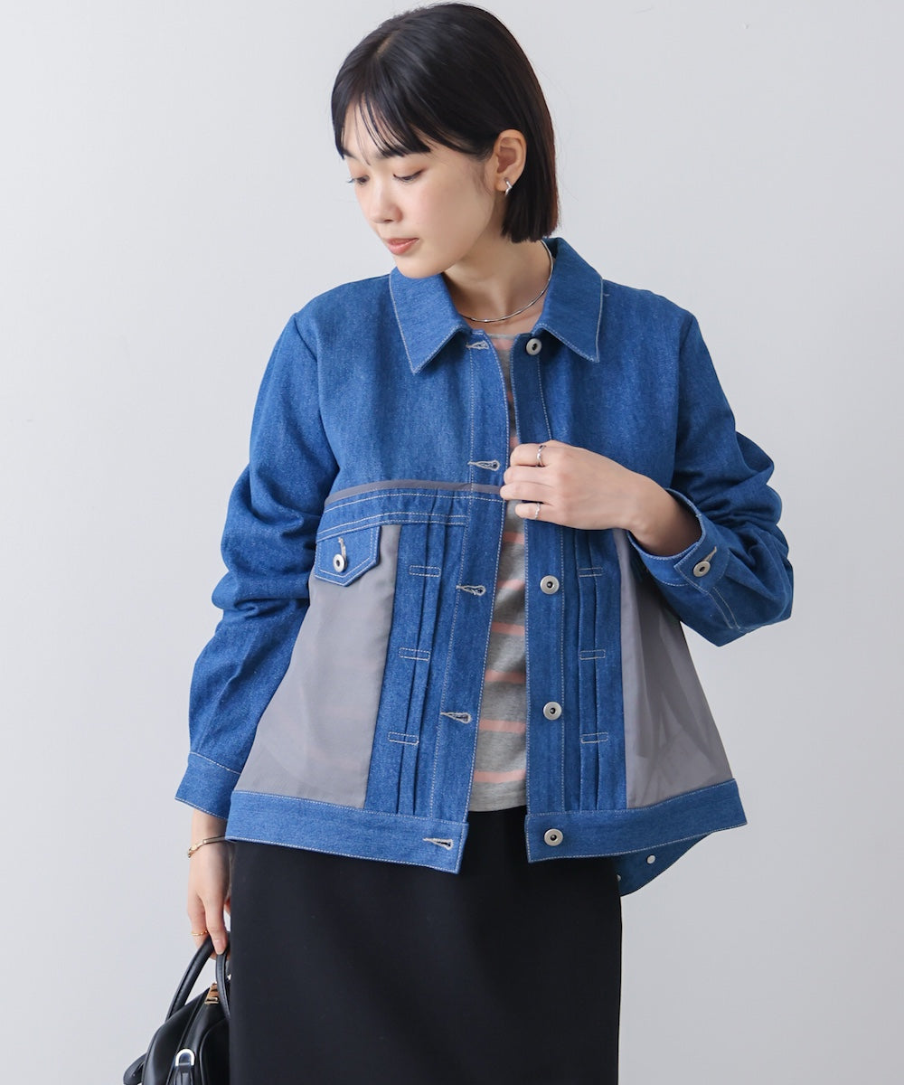 シアードッキングデニムブルゾン［3/13発送予定］