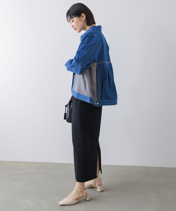 シアードッキングデニムブルゾン［3/13発送予定］