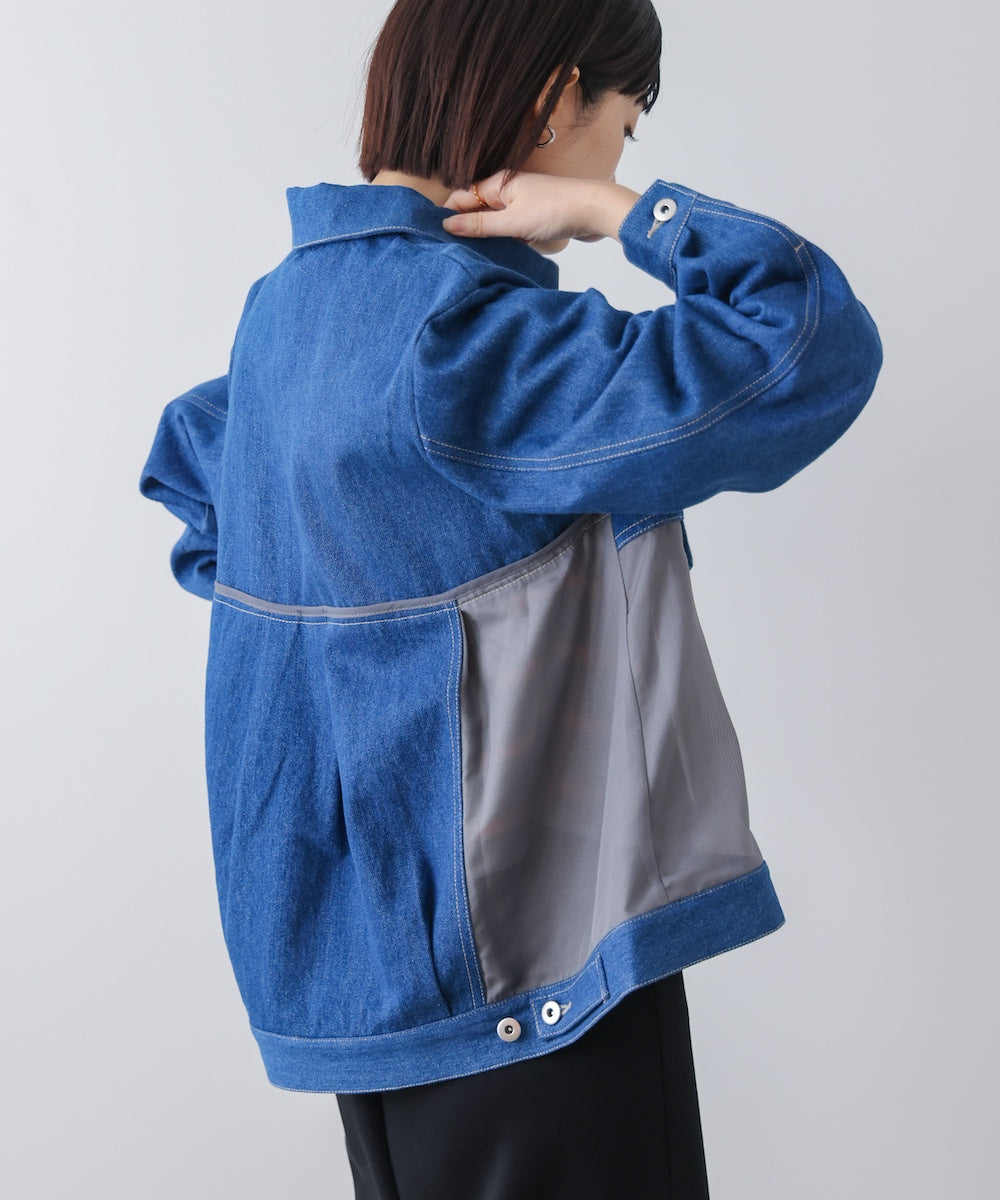 シアードッキングデニムブルゾン［3/13発送予定］