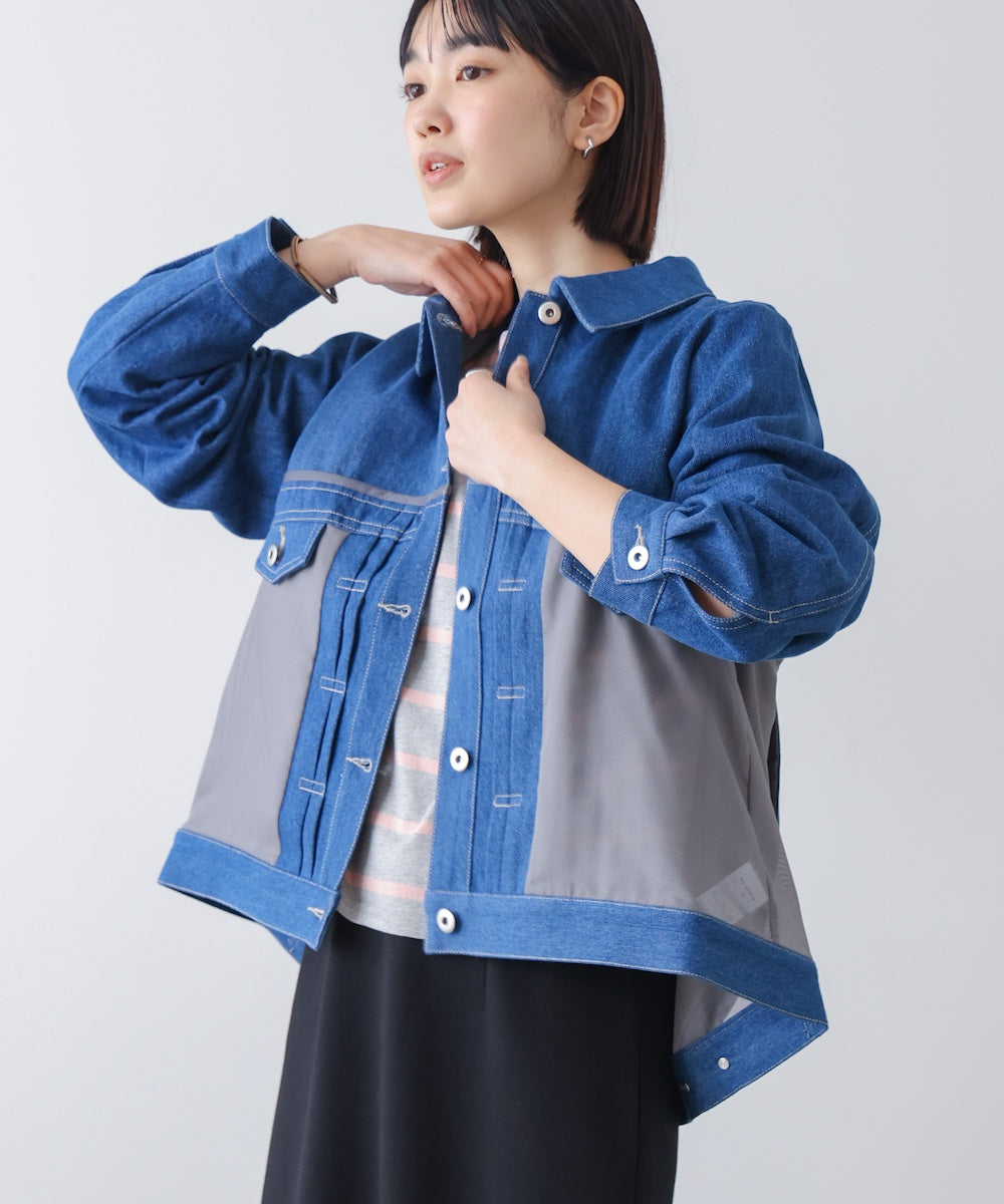 シアードッキングデニムブルゾン［3/13発送予定］