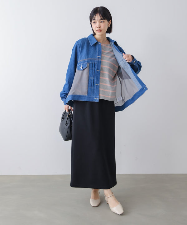 シアードッキングデニムブルゾン［3/13発送予定］