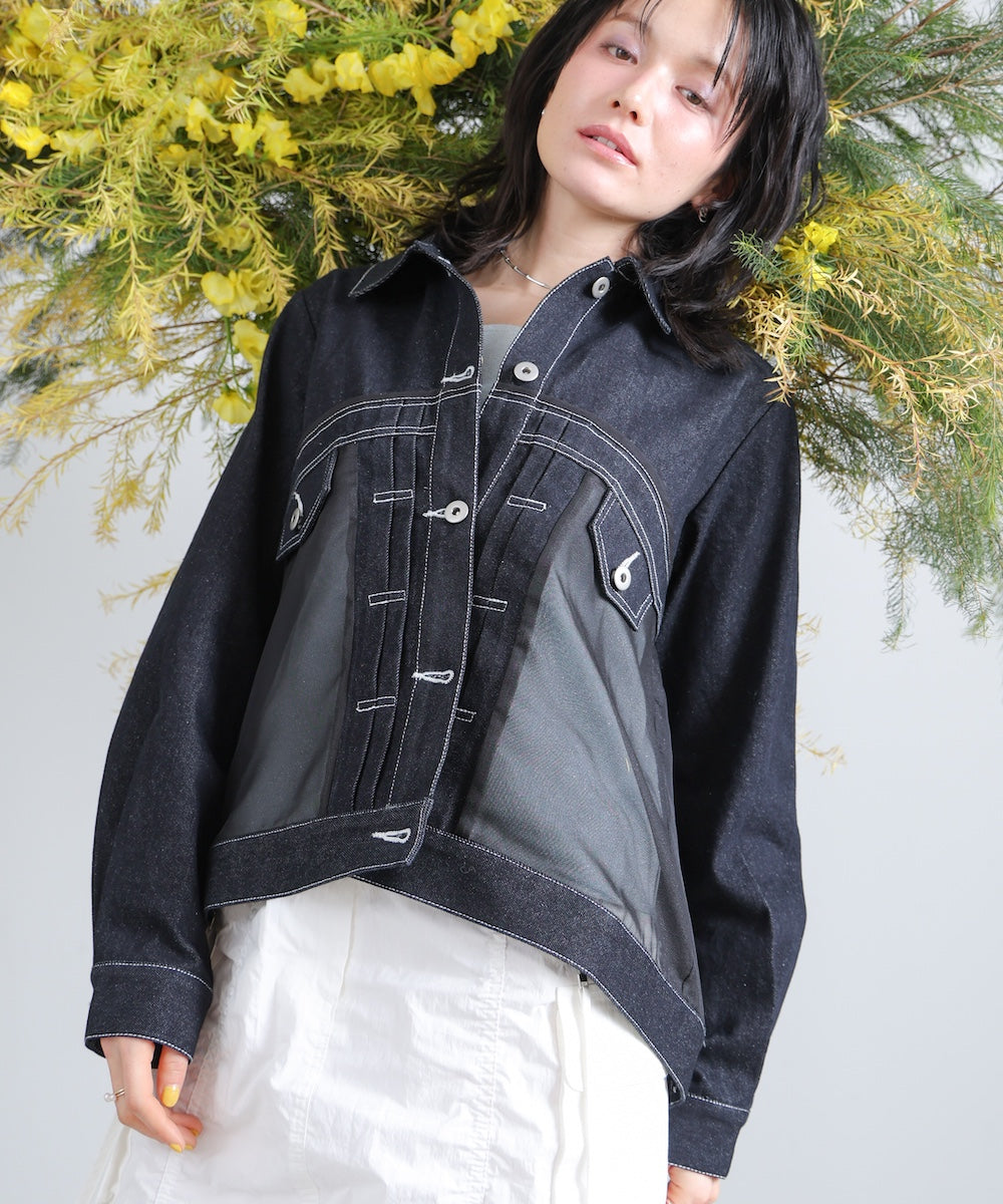 シアードッキングデニムブルゾン［3/13発送予定］