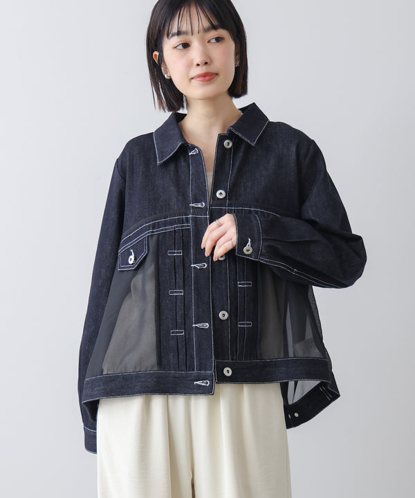 シアードッキングデニムブルゾン［3/13発送予定］