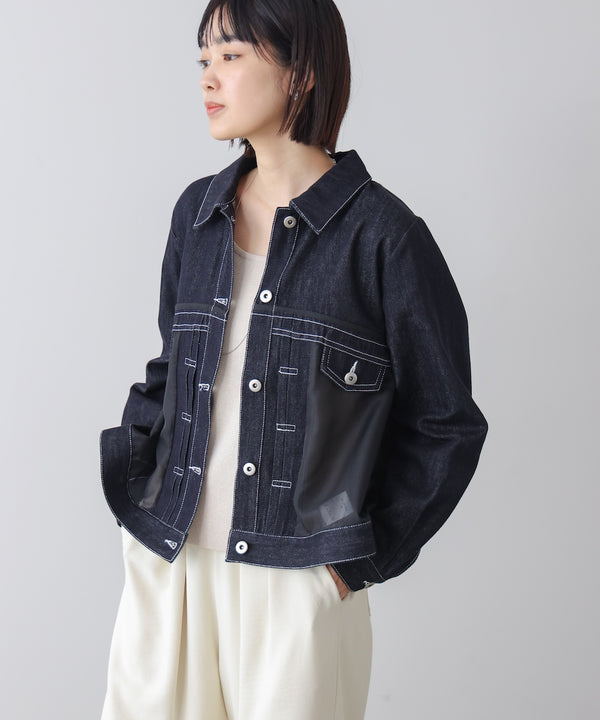 シアードッキングデニムブルゾン［3/13発送予定］