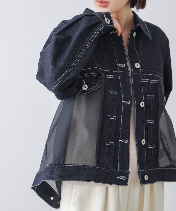 シアードッキングデニムブルゾン［3/13発送予定］