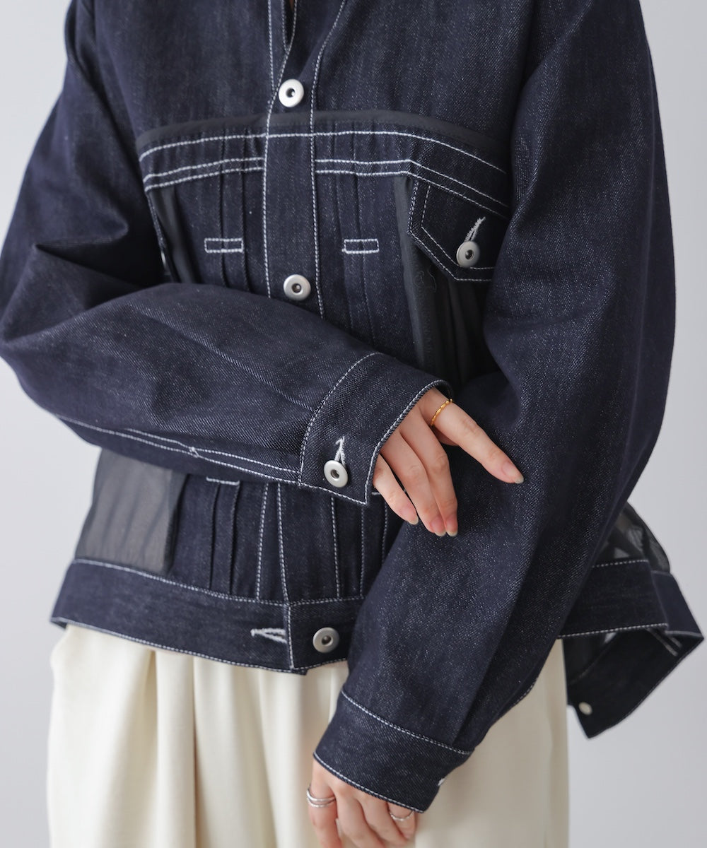 シアードッキングデニムブルゾン［3/13発送予定］