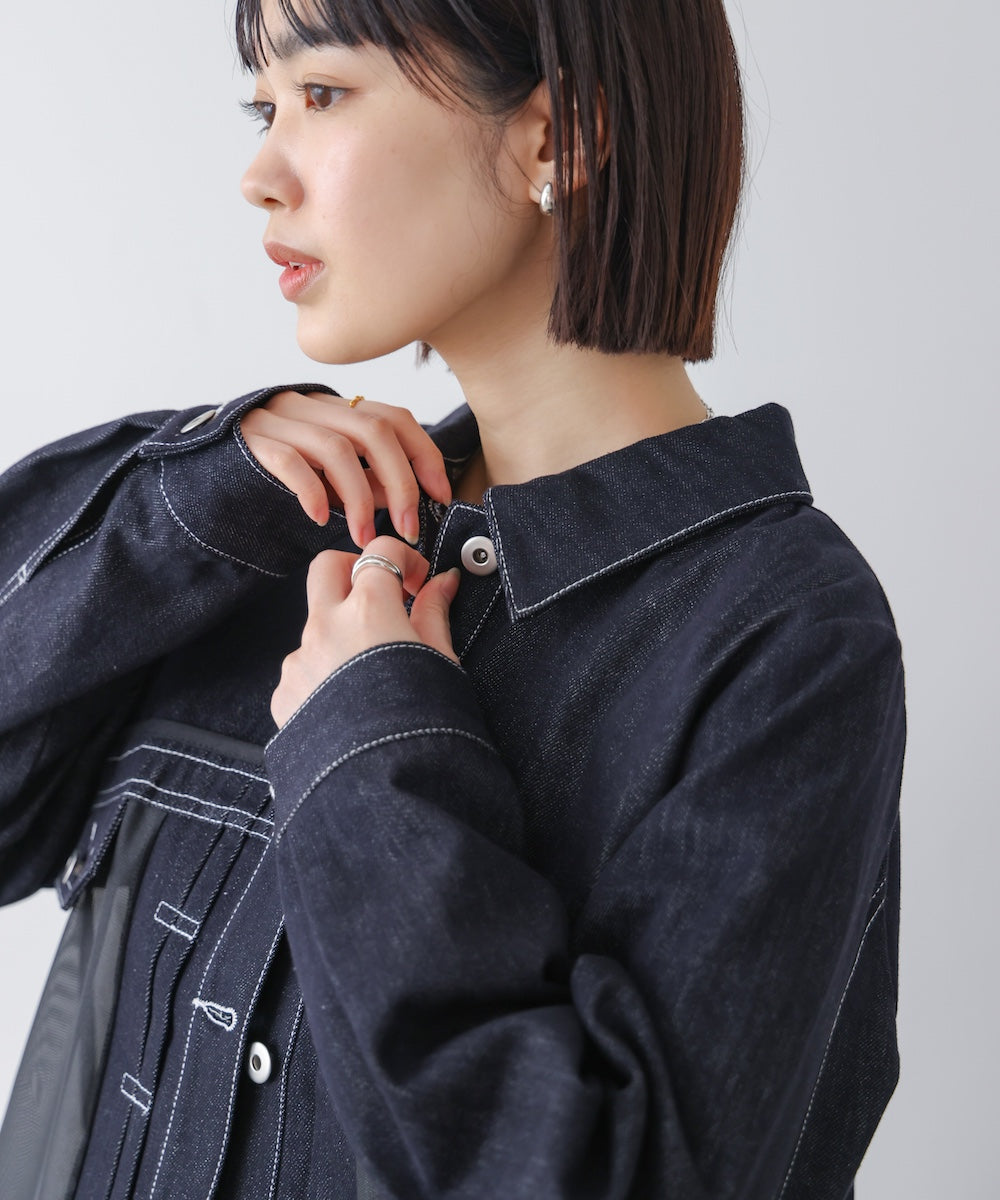 シアードッキングデニムブルゾン［3/13発送予定］