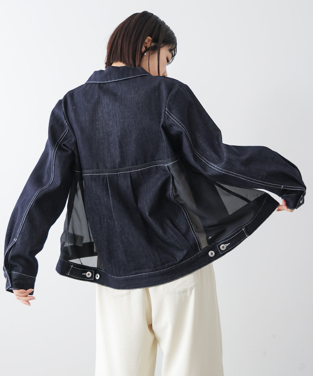 シアードッキングデニムブルゾン［3/13発送予定］
