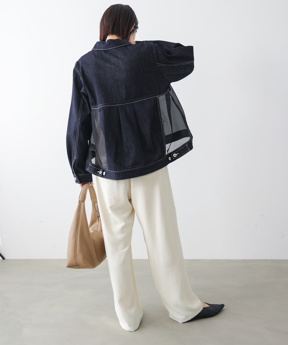 シアードッキングデニムブルゾン［3/13発送予定］