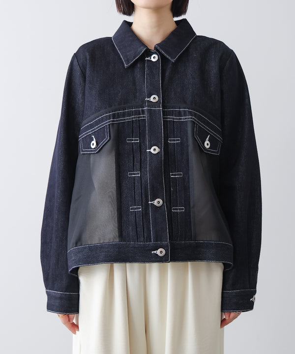 シアードッキングデニムブルゾン［3/13発送予定］