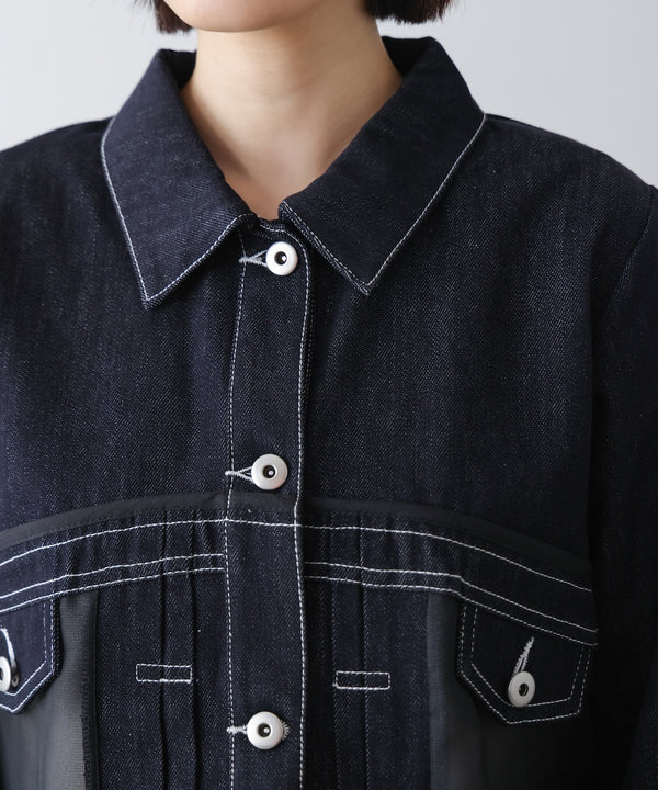 シアードッキングデニムブルゾン［3/13発送予定］