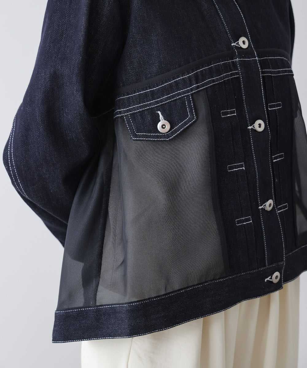 シアードッキングデニムブルゾン［3/13発送予定］