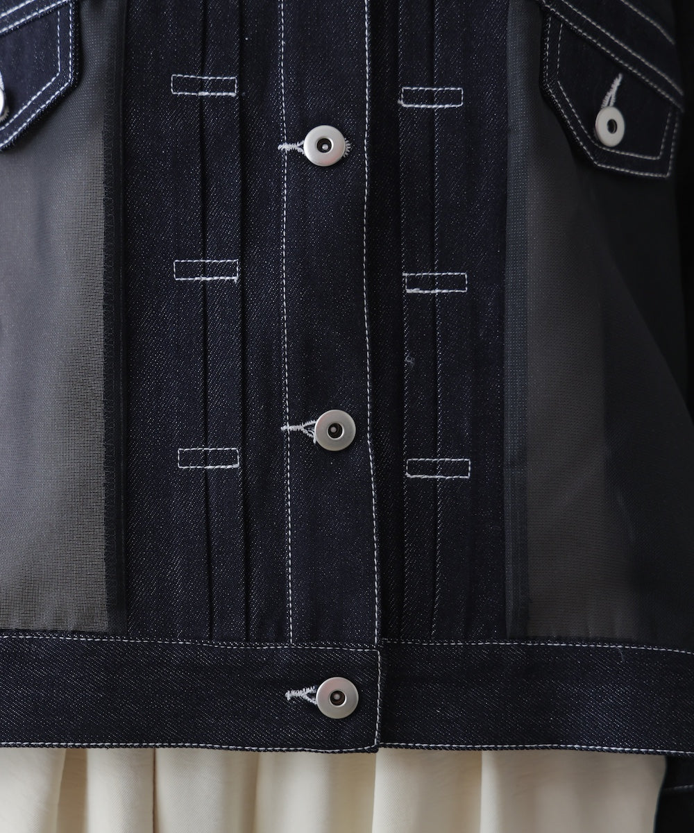 シアードッキングデニムブルゾン［3/13発送予定］