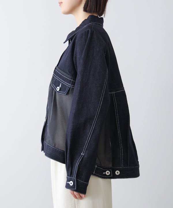 シアードッキングデニムブルゾン［3/13発送予定］
