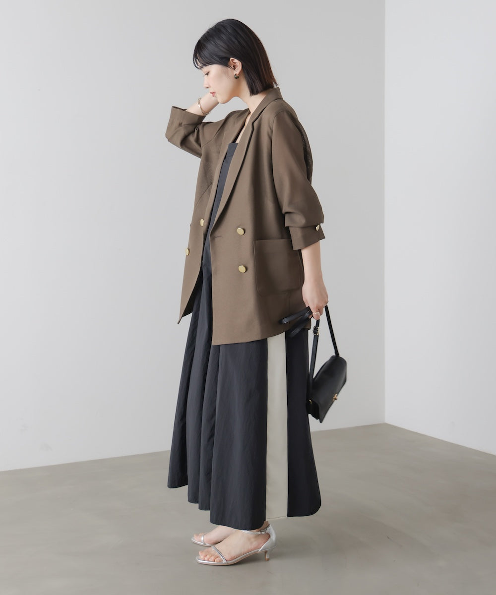 夏の最適コンビ対象】メッシュダブルジャケット［BROWNは5/15発送予定］