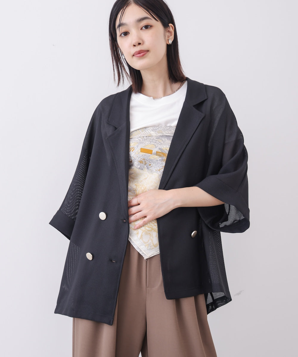 メッシュダブルジャケット［7/3発送予定］