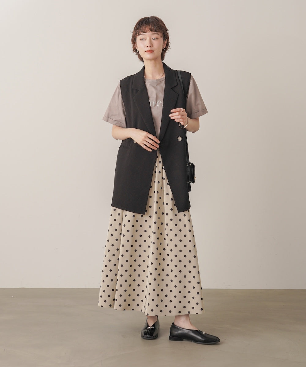 シルクライクダブルジレ［9/11発送予定］