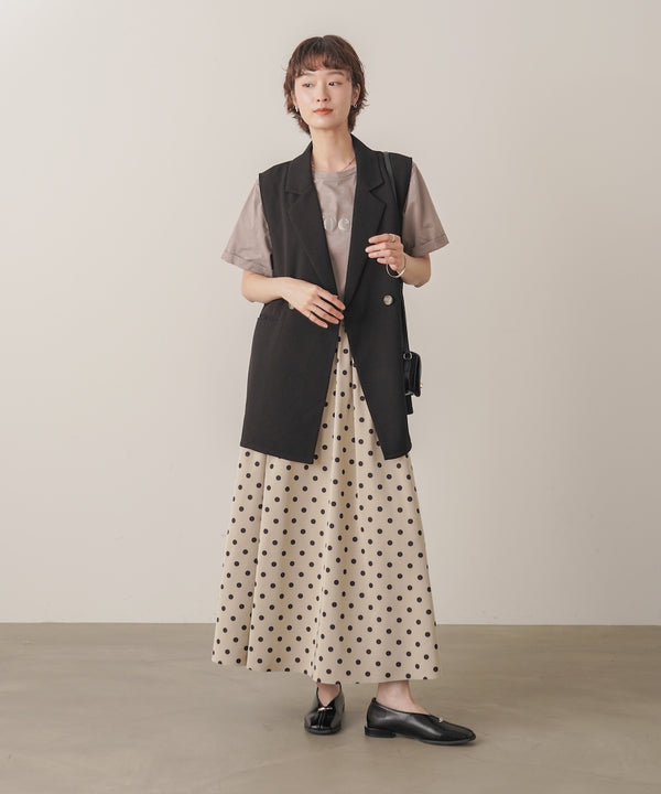 シルクライクダブルジレ［9/11発送予定］