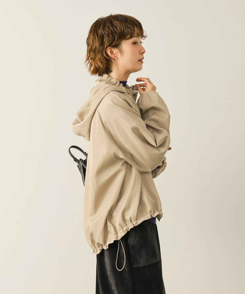 ネックギャザーブルゾン［10/22発送予定］