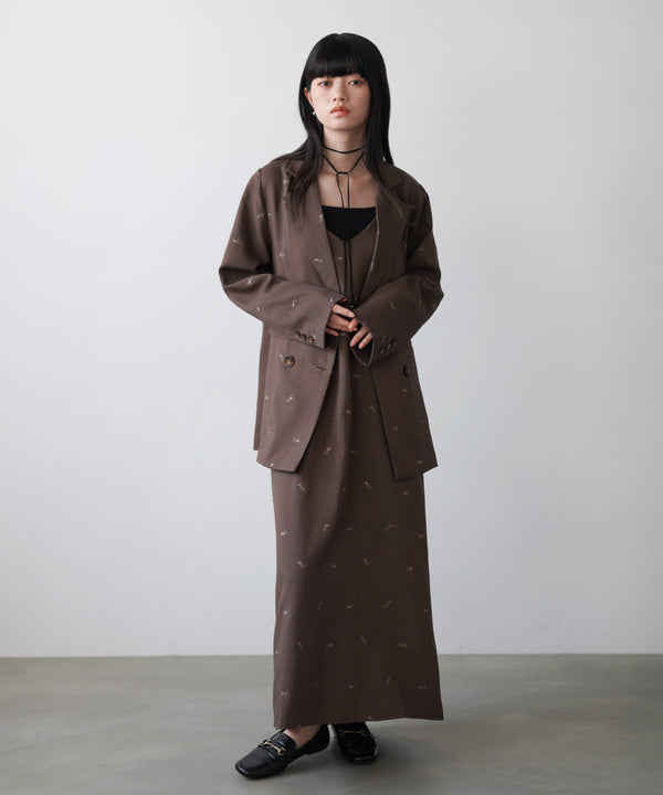 【セットアップ対応】刺繍シャツジャケット