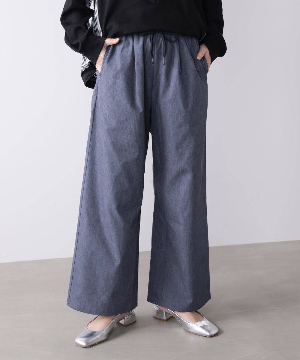 デニムライクRELAXイージーパンツ［3/18発送予定］