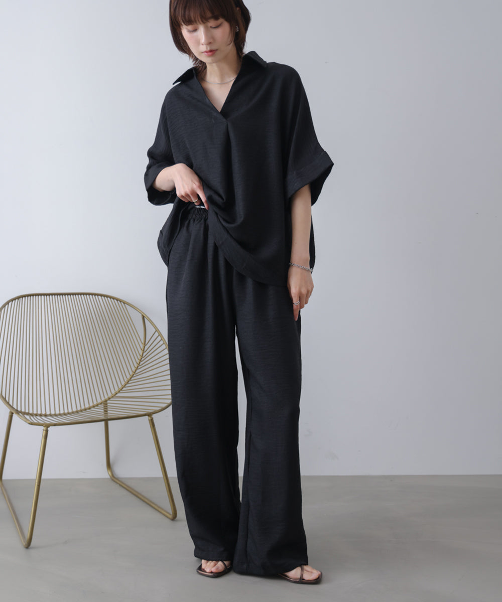 シャツ＋パンツセットアップ