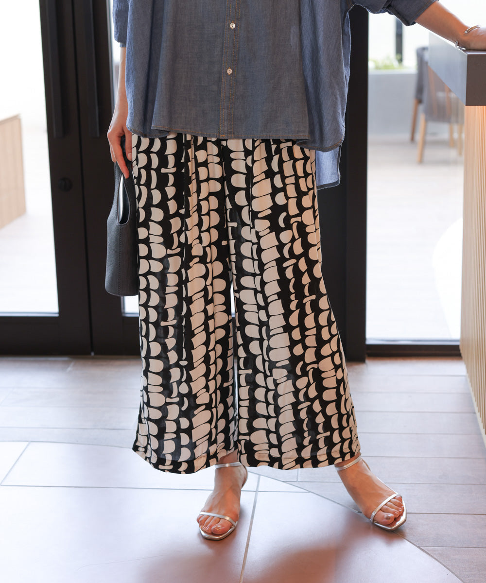 アソートワイド柄パンツ