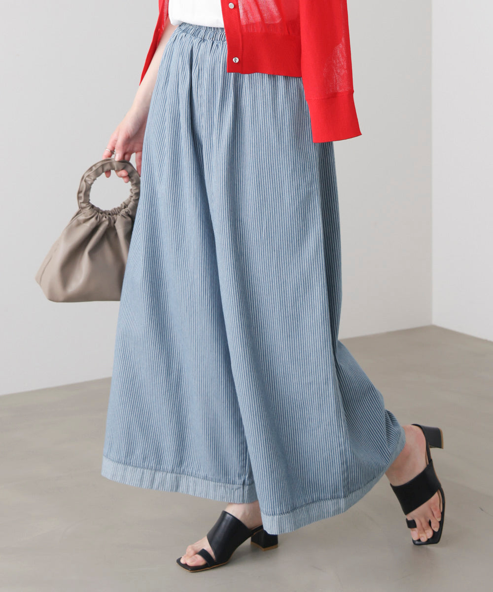 ヒッコリーワイドパンツ