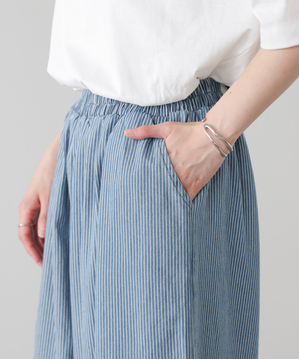 ヒッコリーワイドパンツ