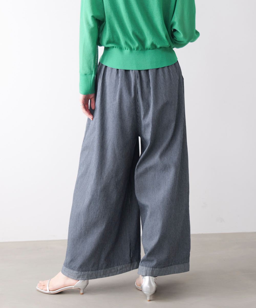 ヒッコリーワイドパンツ