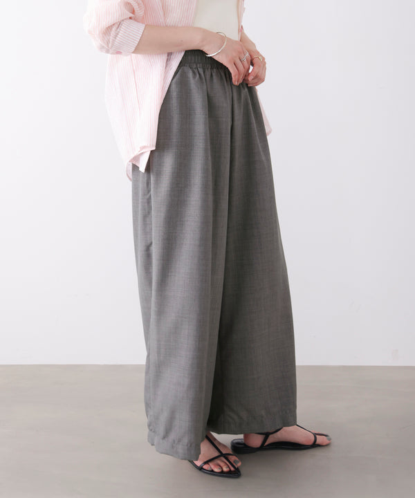 麻ライクパンツ［GRAY6/17発送予定］
