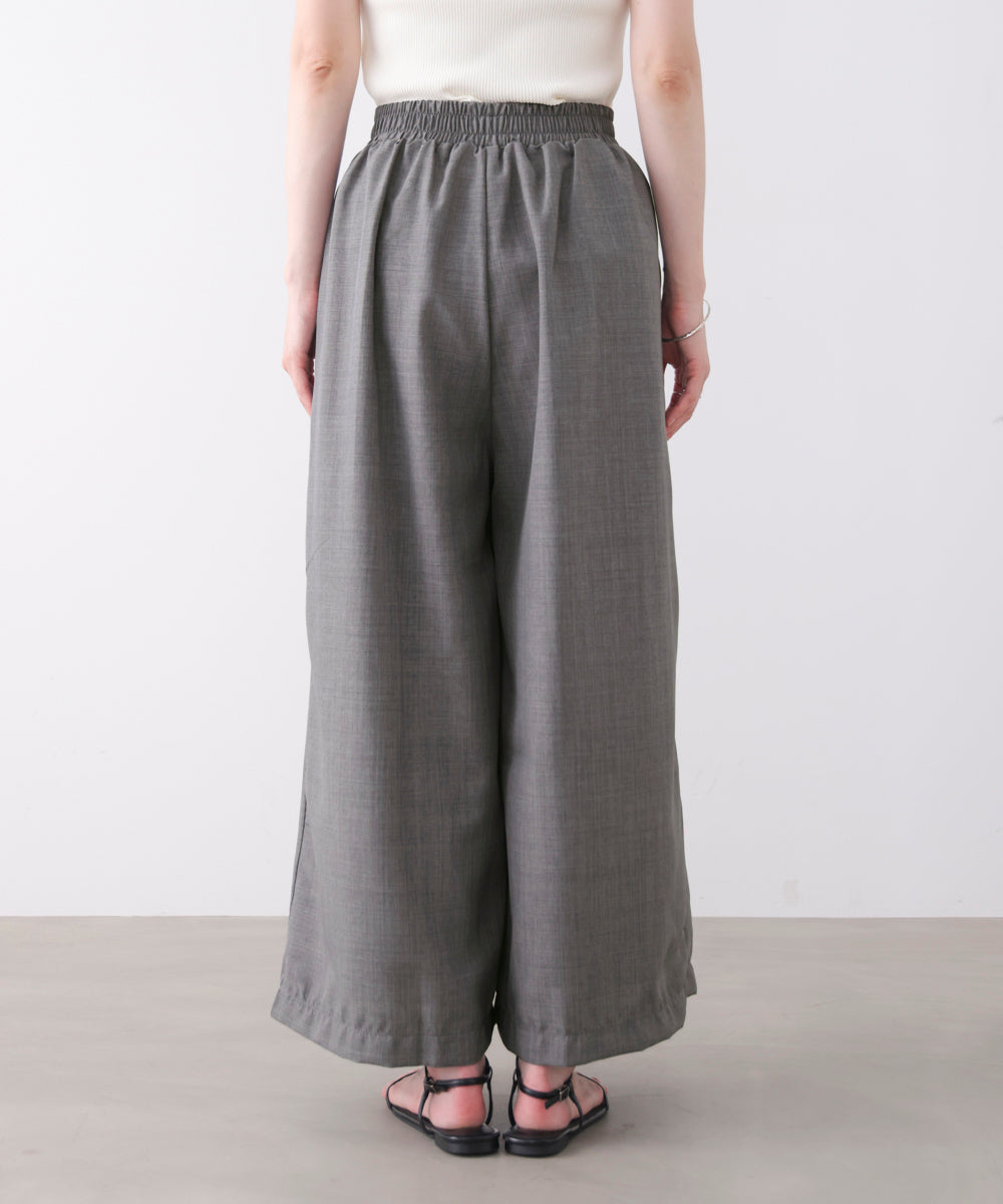 麻ライクパンツ［GRAY6/17発送予定］