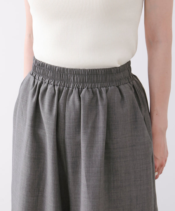 麻ライクパンツ［GRAY6/17発送予定］