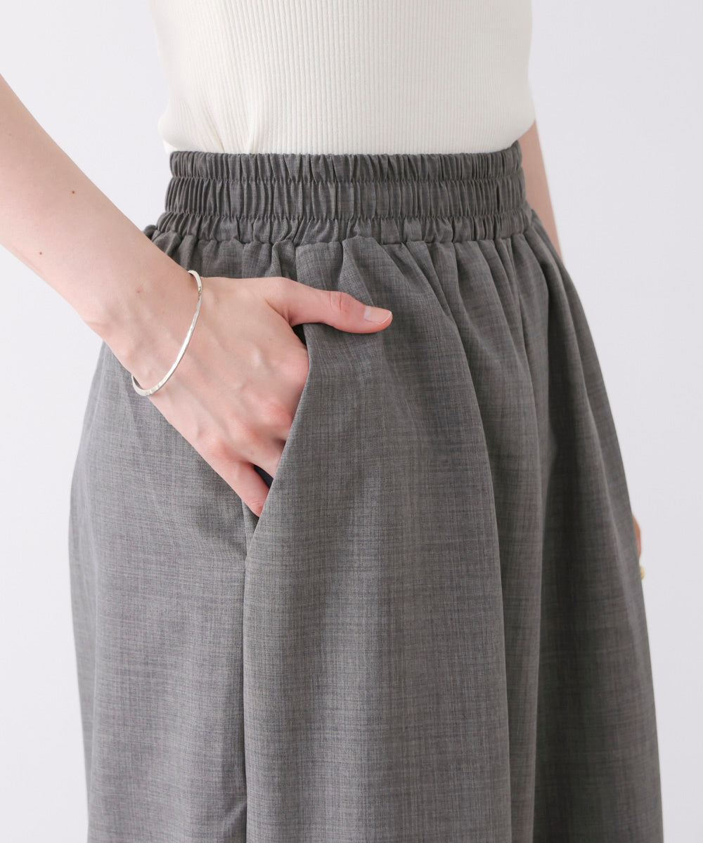 麻ライクパンツ［GRAY6/17発送予定］