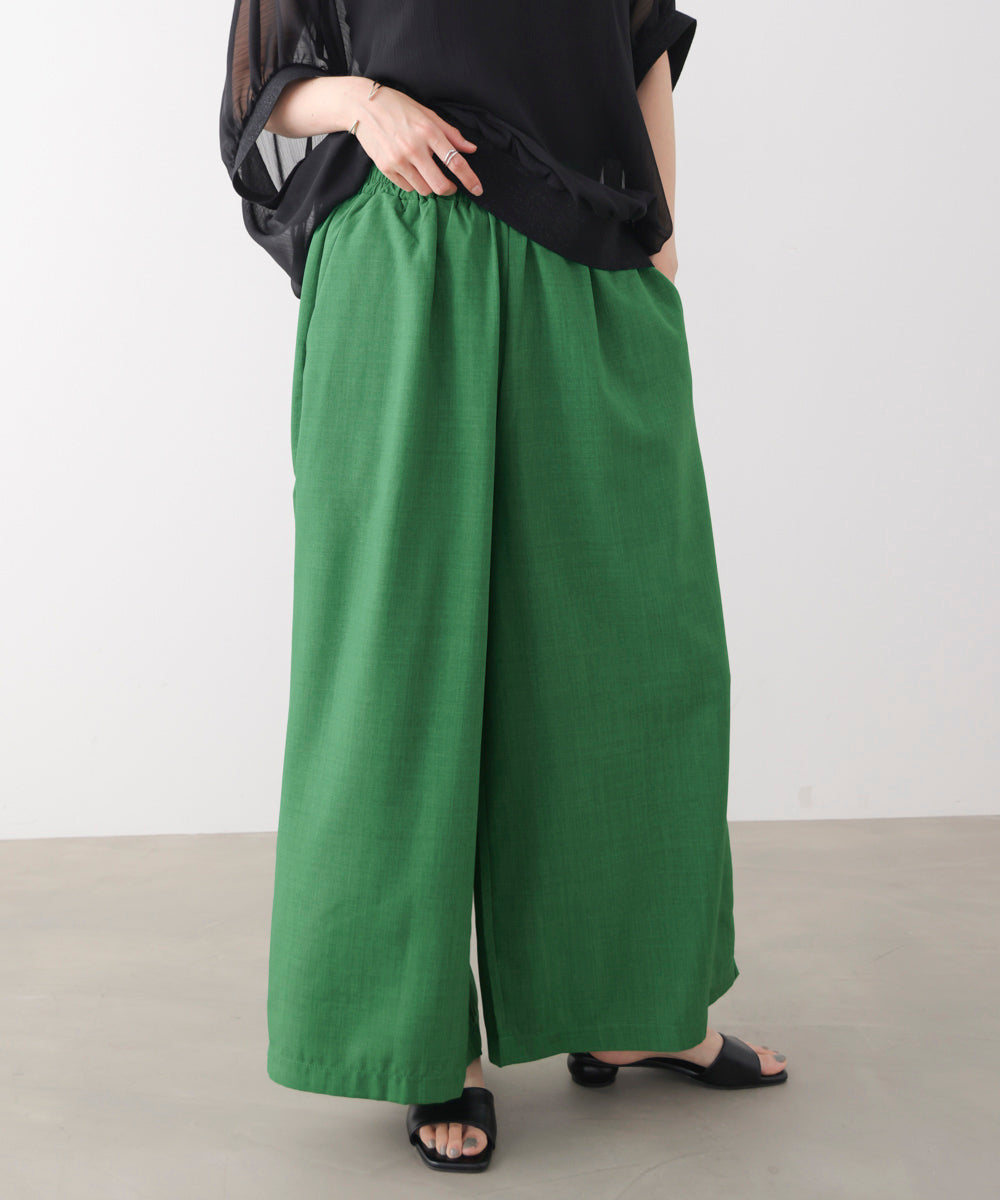 麻ライクパンツ［GRAY6/17発送予定］