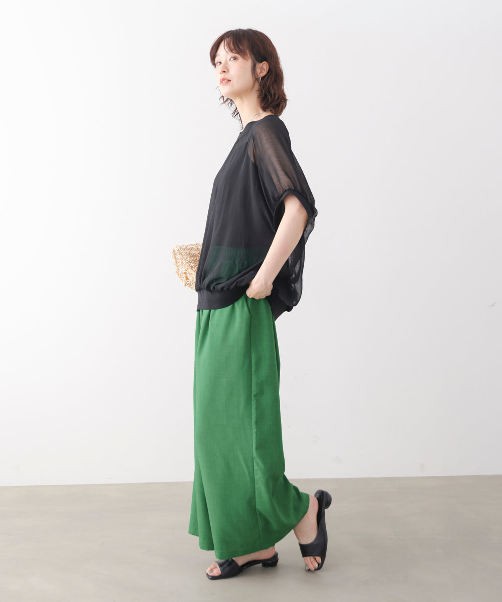 麻ライクパンツ