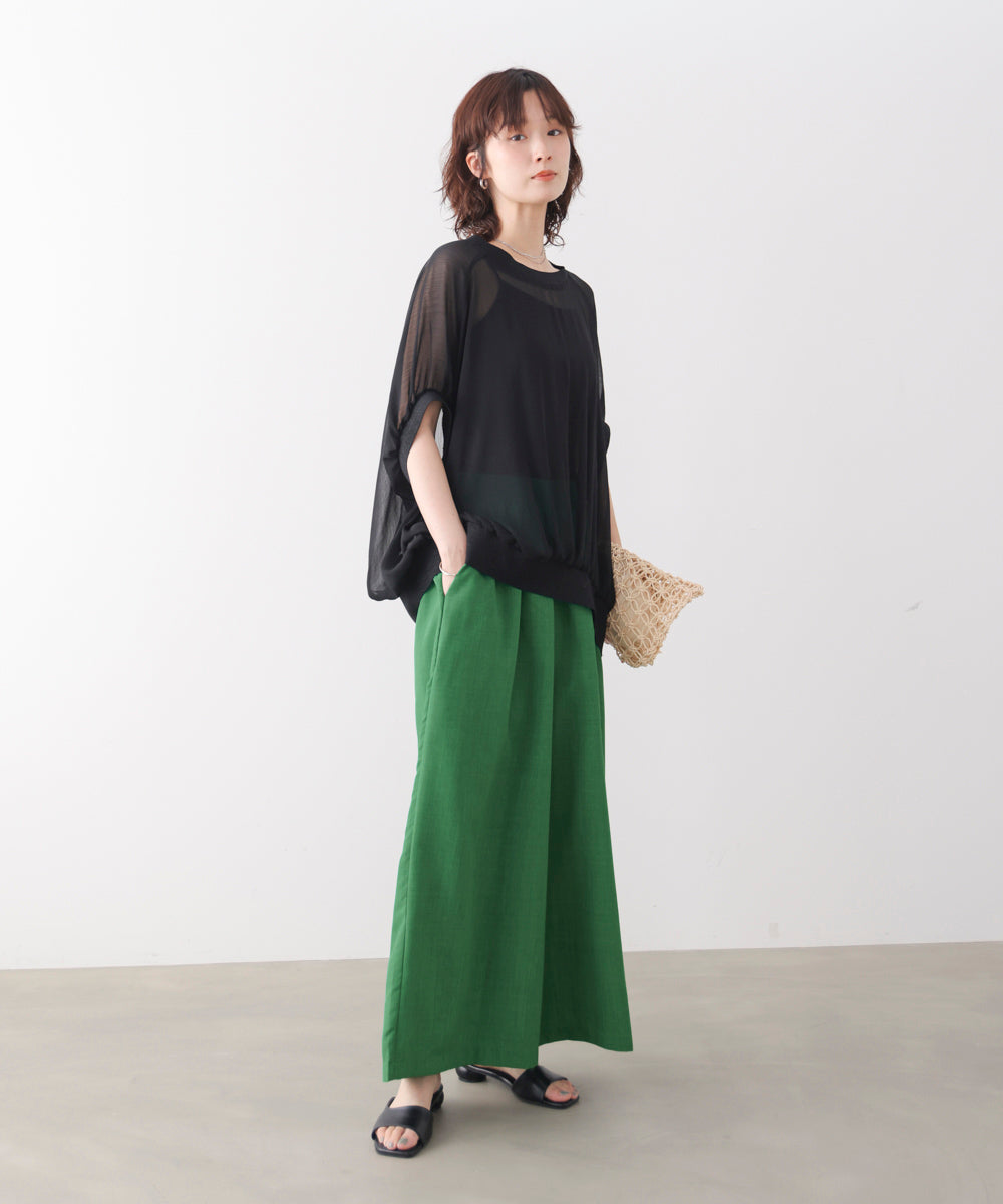 麻ライクパンツ
