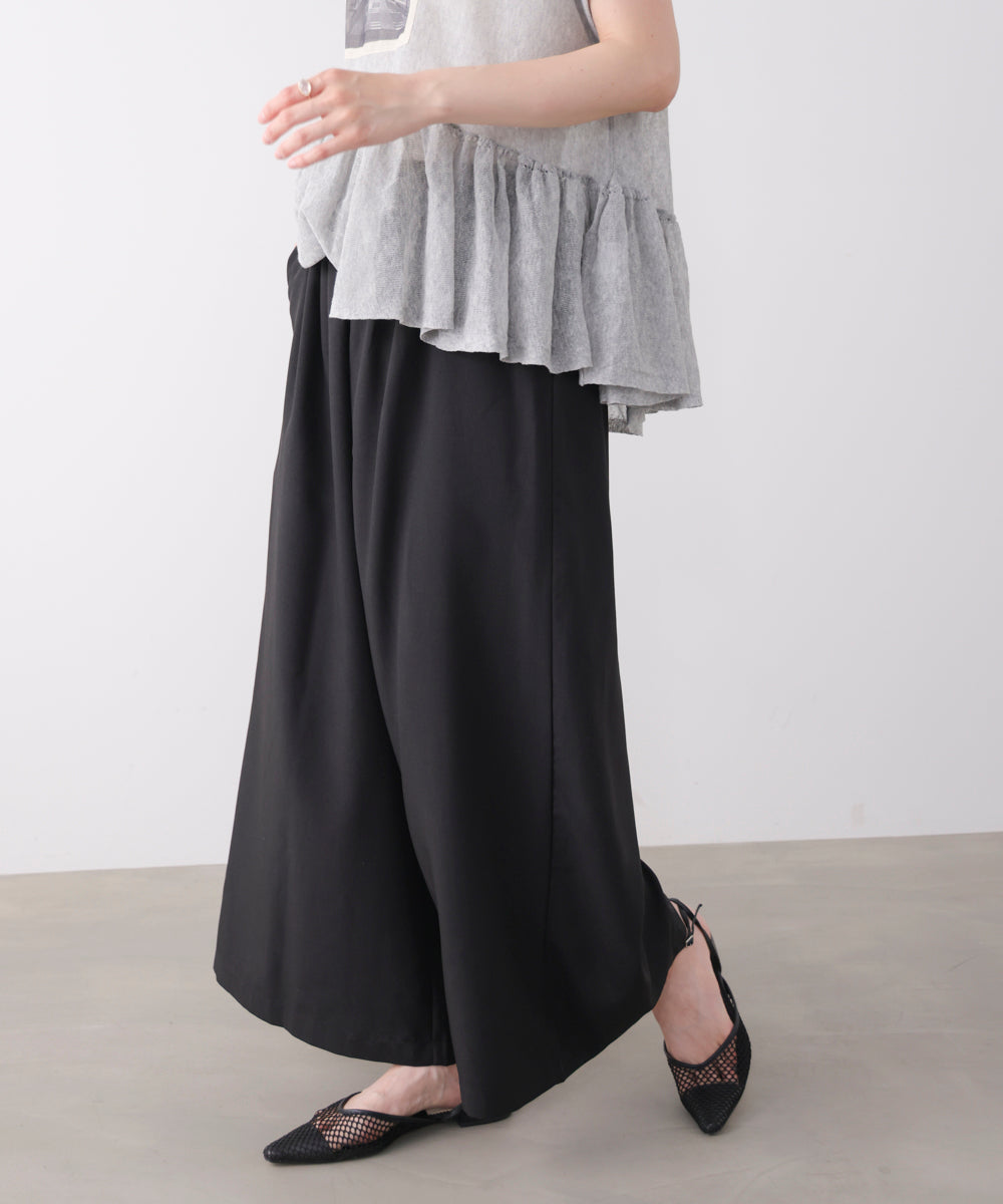 麻ライクパンツ［GRAY6/17発送予定］