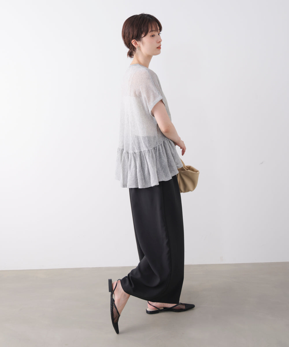 麻ライクパンツ