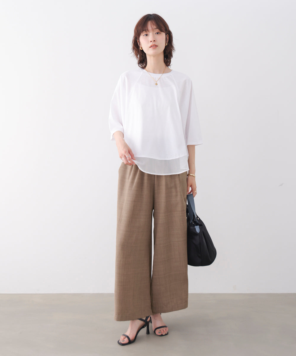 麻ライクパンツ