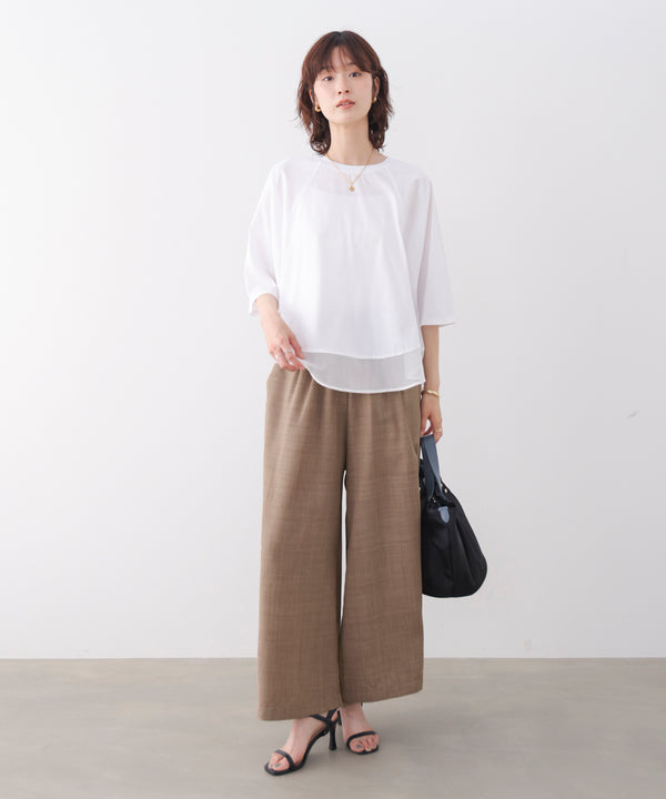麻ライクパンツ