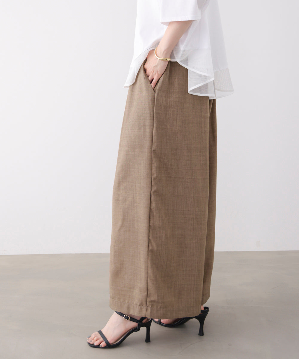 麻ライクパンツ［GRAY6/17発送予定］