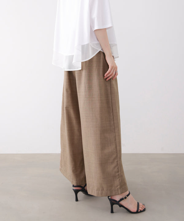 麻ライクパンツ［GRAY6/17発送予定］