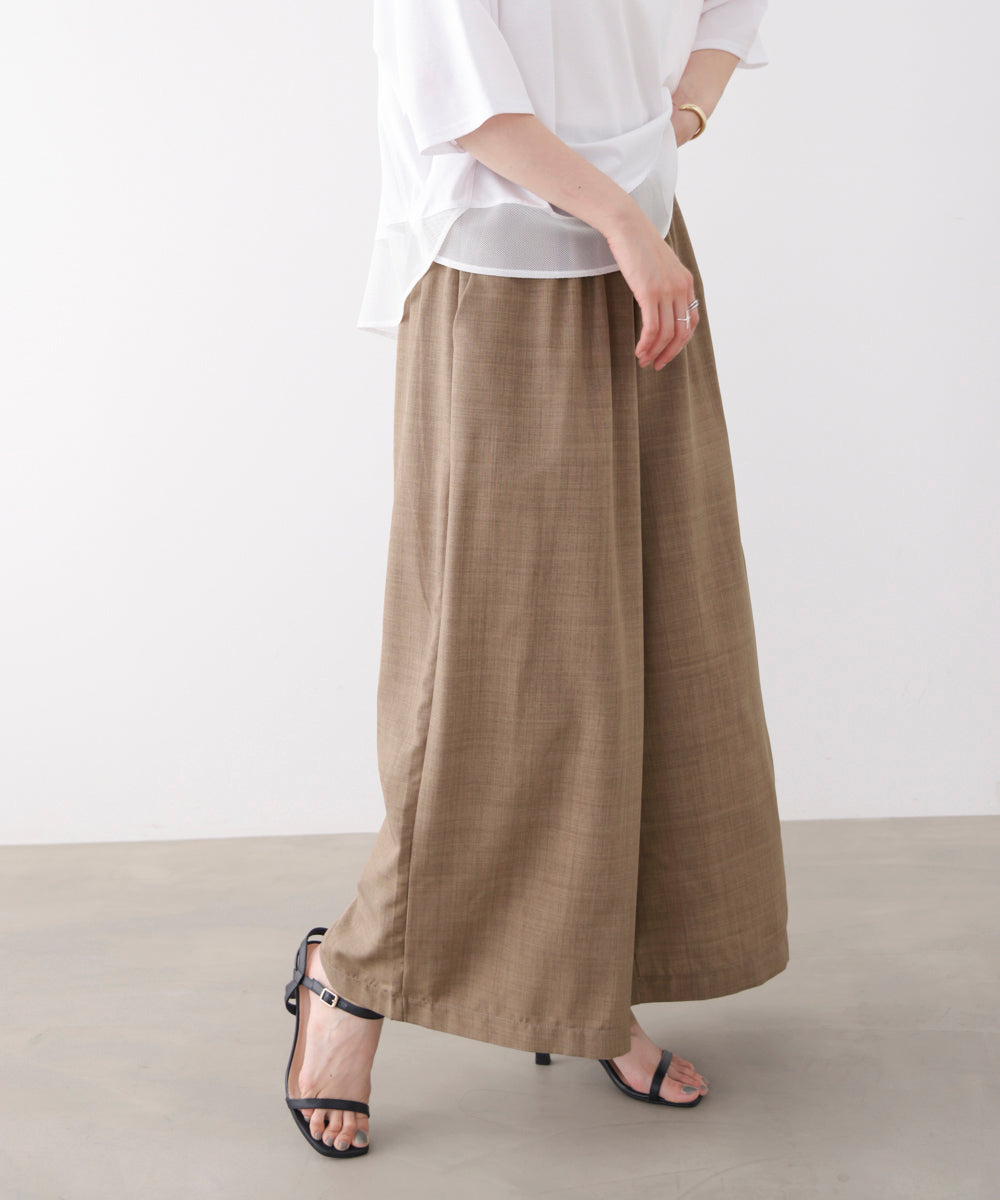 麻ライクパンツ［GRAY6/17発送予定］