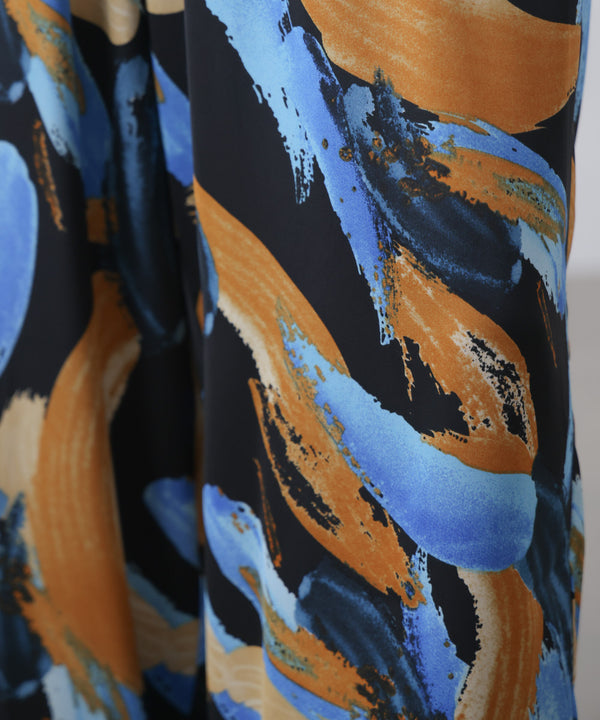 ペインティング柄ＲＥＬＡＸパンツ［4/30発送予定］