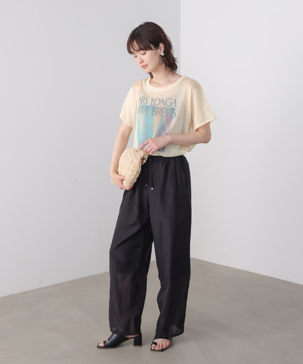 ウエストドロストパンツ［5/22発送予定］