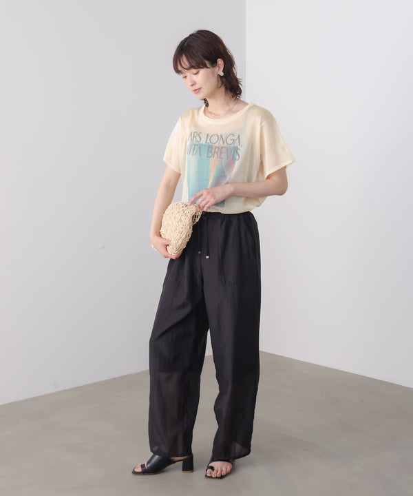 ウエストドロストパンツ［5/22発送予定］