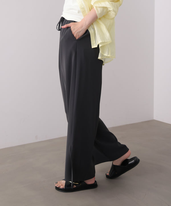 【接触冷感】ダブルクロススリットパンツ［5/28発送予定］